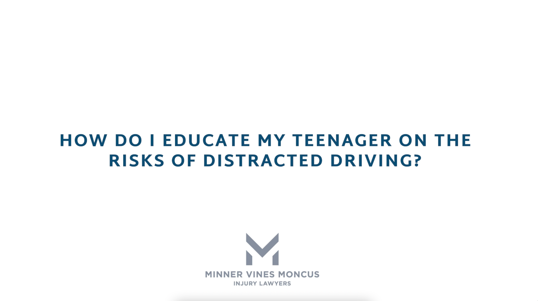 How do I educate my teenager on the risks of distracted driving?