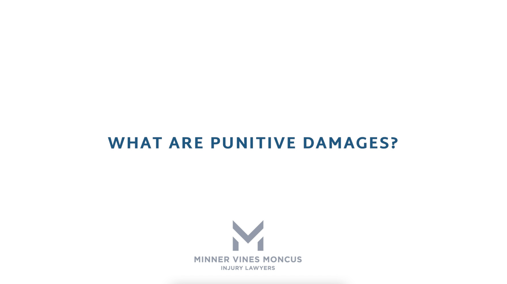 What are punitive damages?