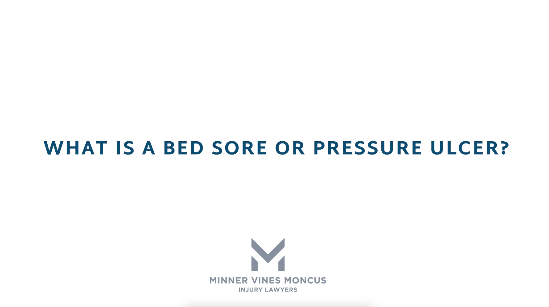 What is a bed sore or pressure ulcer?