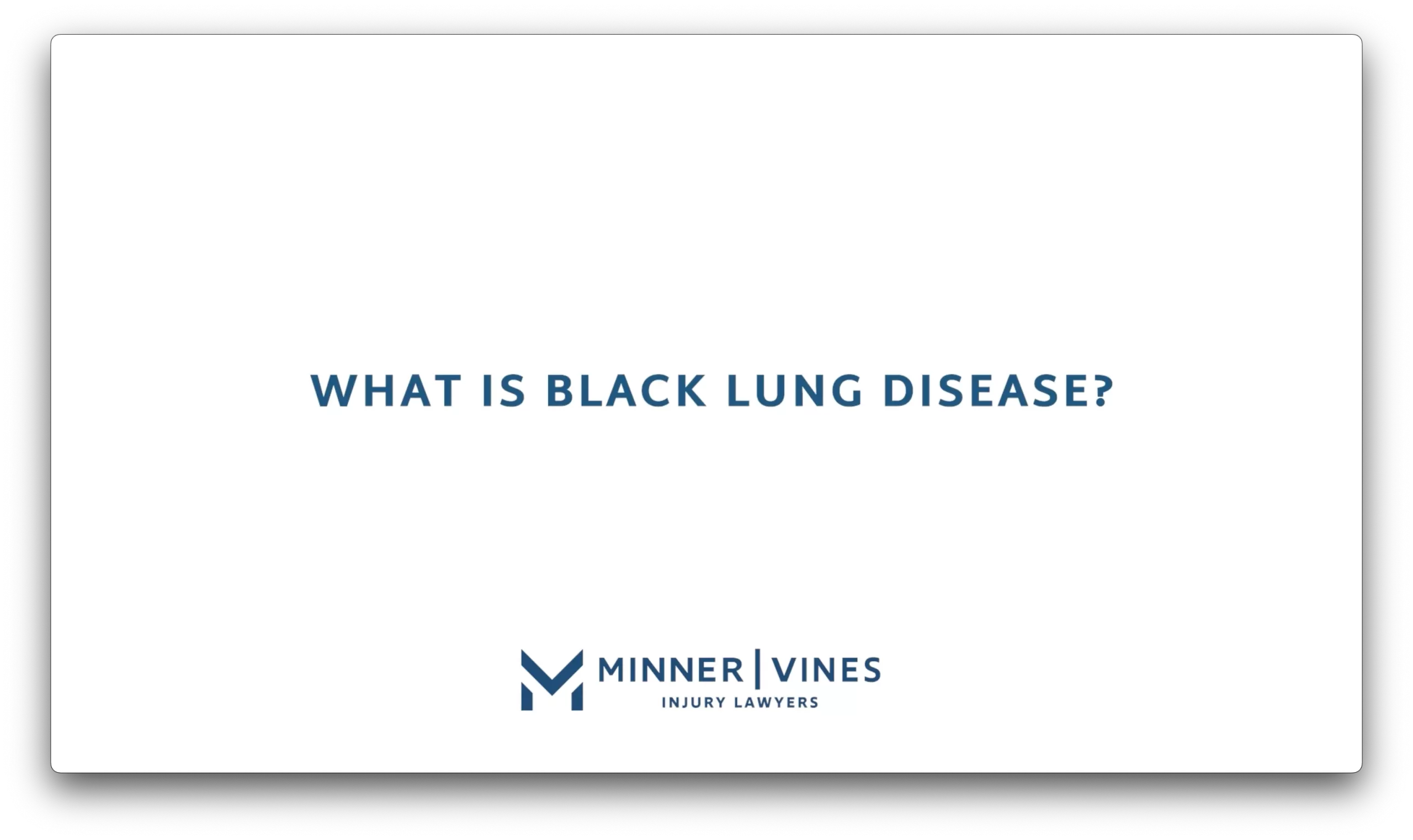 What is Black Lung Disease?